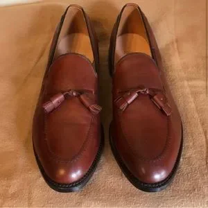 Allen Edmonds Grayson Tassel Loafer deep chili color size 14 B Allen Edmonds  main image 4